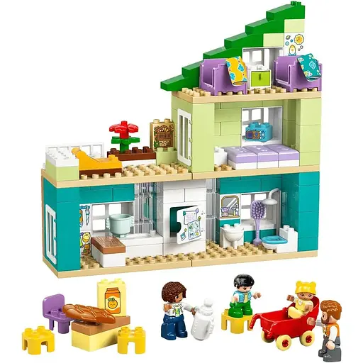 Конструктор LEGO DUPLO Town Сучасний родинний будинок із фігурками 3 в 1, 166 деталей (10470) - фото 5