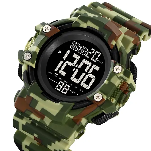 Наручний годинник чоловічий 2195CMGN Camo Green Skmei acs0030161 - фото 2