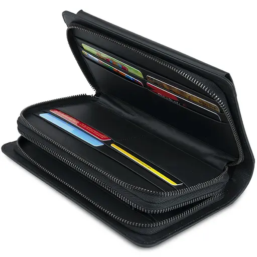 Чоловічий шкіряний клатч Vintage 11,5х21,5х4 см acs0018172 - фото 6