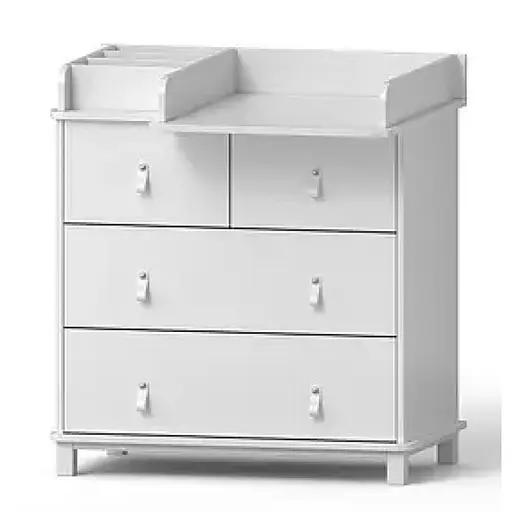 Комод-пеленатор Angelo Glori с органайзером (ручки белые) 90х51х90 (30003)