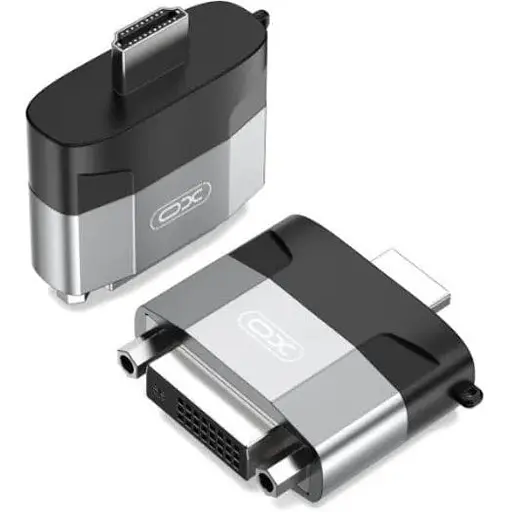 Адаптер переходник XO GB013 HDMI male to DVI female converter Metal