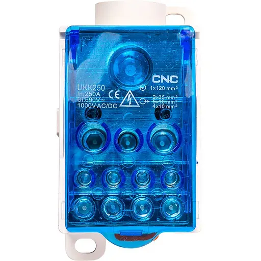 Распределительный блок CNC FTUKK250 250A, на DIN-рейке