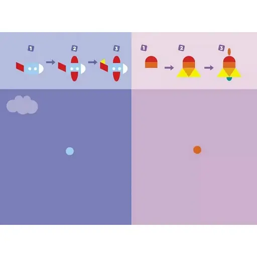 Навчальна книга "Навчалочка: Збери картинку з наклейок. Рівень 4" АРТ 19604U укр - фото 6