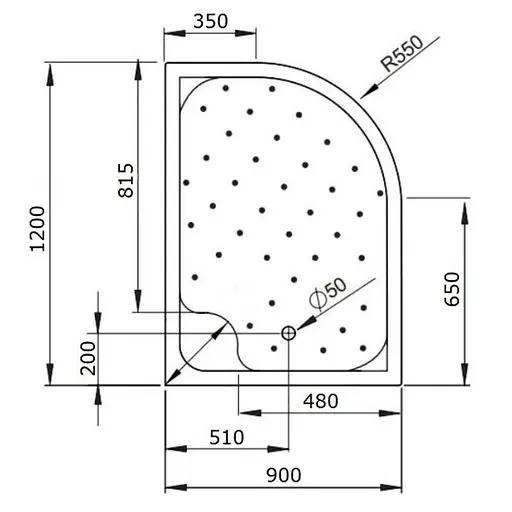 Душовий піддон Radaway Korfu E 120x90 4E91240-03L - фото 4