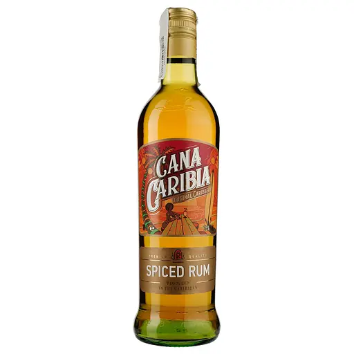 Набір Ром Cana Caribia Spiced Gold Rum 35% 0.7 л + Напій Coca-Cola 330 мл з/б 2 шт. - фото 4