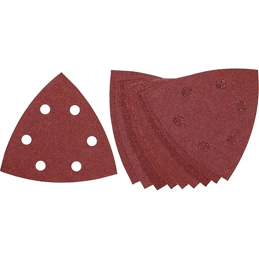 Шліфувальний аркуш DeWalt для дельташліфмашин 60 мкм 93 мм 10 шт. (DT3091) - фото 2