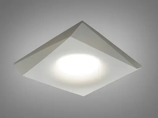 Чудової якості і стилю точковий світильник серія "Аluminium", білий - фото 1