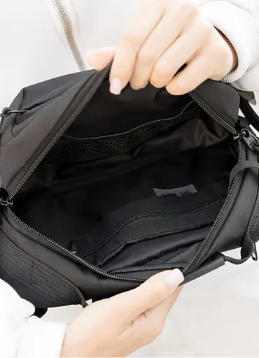 Женская сумка через плечо бананка Sambag Flex Pro 30×17×15 см (85451128) - фото 5