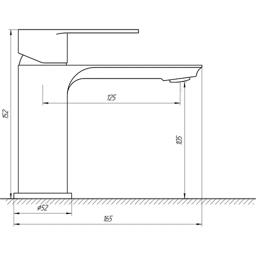 Змішувач для раковини Globus Lux Ontario GLO-0101 - фото 4