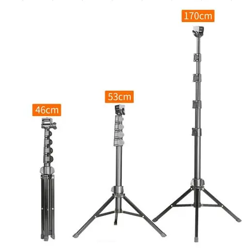 Держатель с кольцевым освещением Bluetooth 12" YQ-320A light set (Kit2) 170cm Stand, Plug Powered - фото 7