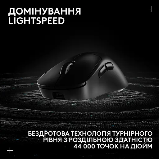 Мышь компьютерная Logitech Pro X Superlight 2 Dex Black (910-007357, 910-007359) - фото 2