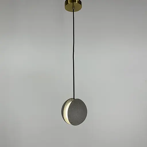 Підвіс MOON CONCRETE у вигляді розділеної сірої бетонної кулі Line.F MJ 169-140 GR - фото 7