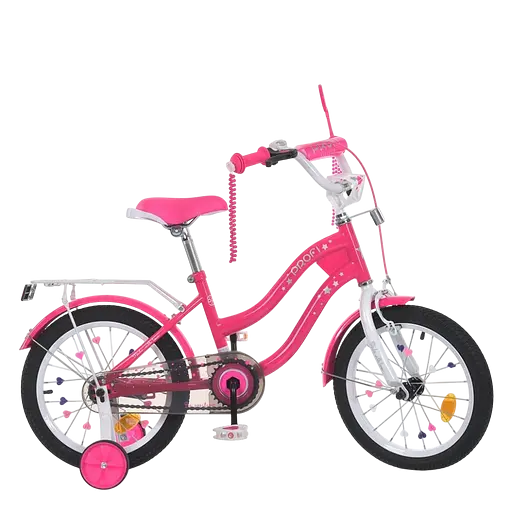Велосипед детский MB 16062-1, 16 дюймов, розовый