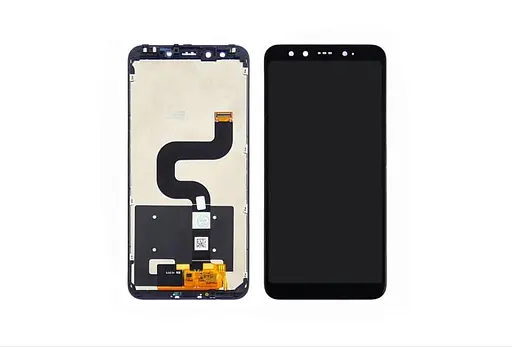 Дисплей для Xiaomi Mi6X/Mi A2 с черным тачскрином и корпусной рамкой - фото 1