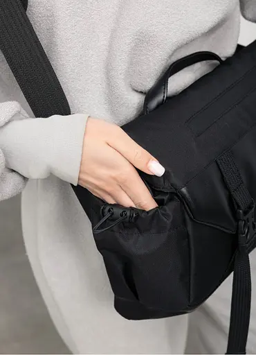 Женская сумка Sambag DART Черная 33 х 24 х 10 см (51311301) - фото 7