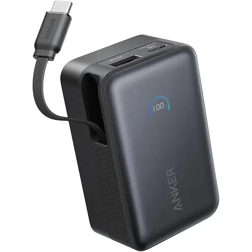 Павербанк Anker Black 10 000 mAh / 45 Вт (A1638H11) - фото 1