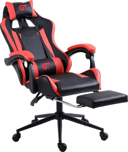 Геймерское кресло GT Racer черное с красным (X-2323 Black/Red) - фото 4