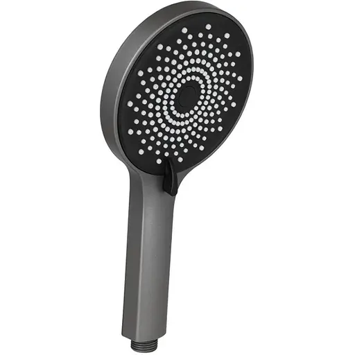 Лейка для ручного душа Lidz Niagara 32 120 мм, Graphite округлая LDNIA32GRP48536 - фото 1