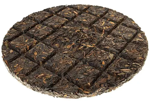 Шу Пуэр Феникс и Дракон из Лао Бань Чжана 2014 г. - блинчик, 100 г - фото 8