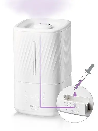 Ультразвуковий зволожувач повітря Concept ZV2010 з дифузором аромату - фото 2