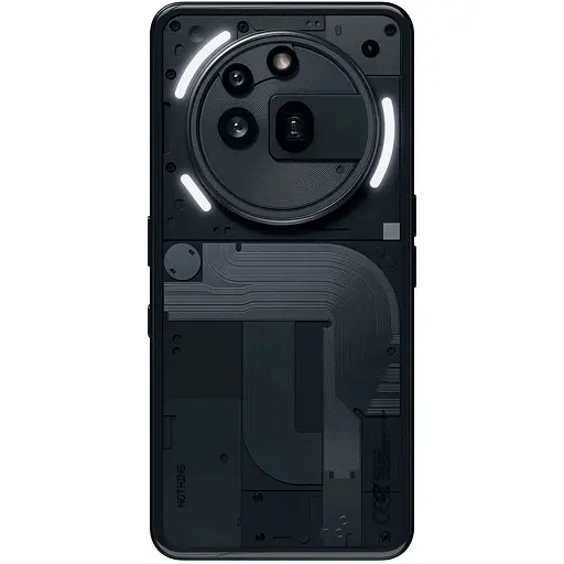 Смартфон Nothing Phone (3a) Pro 12/256GB Black (Snapdragon ) - фото 2