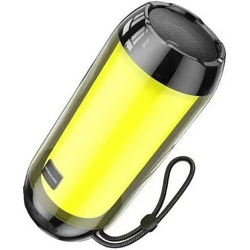 Колонка портативная Borofone BR25 Crazy sound colorful luminous BT speaker черный - фото 1