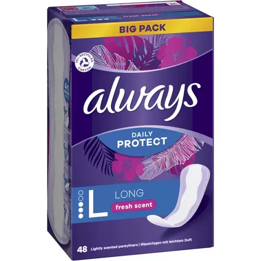 Уцінка. Щоденні прокладки Always Daily Protect Long Свіжий аромат 48 шт. - фото 3