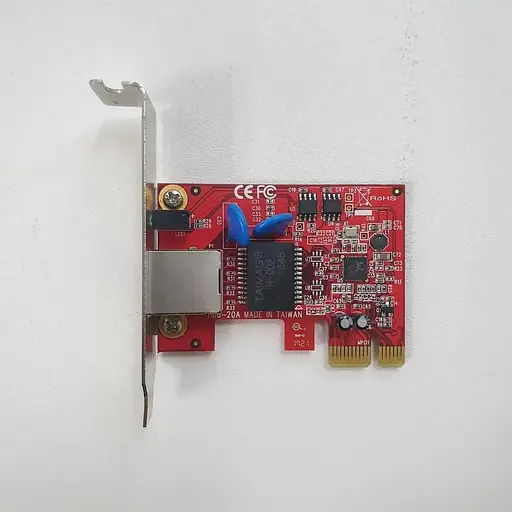 Сетевая карта GigaLAN 1000BASE-T (Low profile) Б/У - фото 2