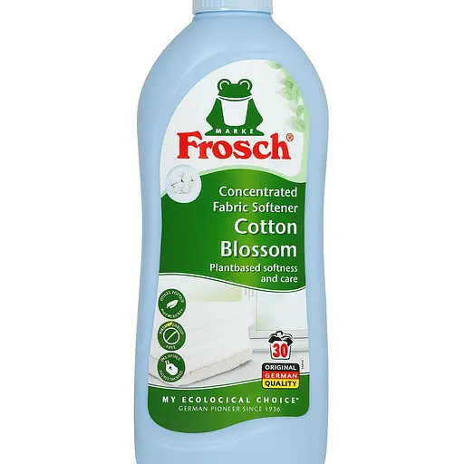  Концентрований кондиціонер-ополіскувач для білизни Frosch Квіти бавовника 750 мл - фото 2