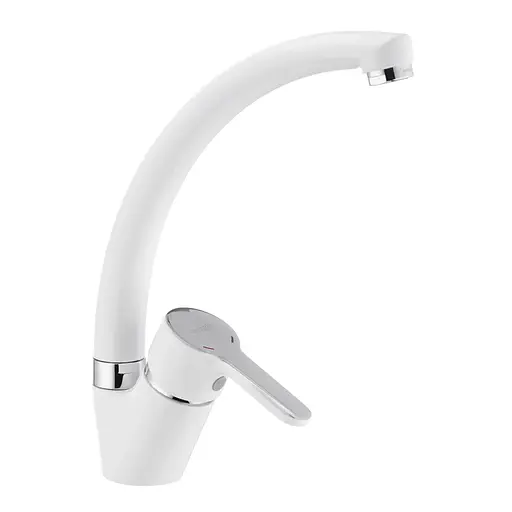 Смеситель для кухни Ibergrif Square M14822W IB0034, Белый матовый - фото 1