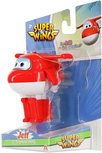 Ігрова фігурка-трансформер Super Wings Transforming Джетт (Jett) 10 см (EU780621) - фото 4
