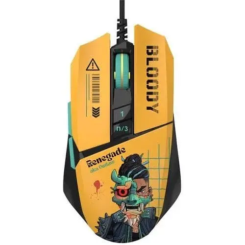 Мышь A4Tech W63 Max Renegade Sunset USB оптическая сенсор MAX BC3332-A 12K 100 - 12 000 dpi 250 IPS 6 кнопок - фото 1