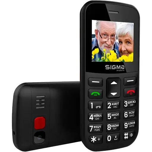 Мобільний телефон Sigma Мobile Comfort 50 Easy Black 4827798585214 UA-UCRF (131381) - фото 3