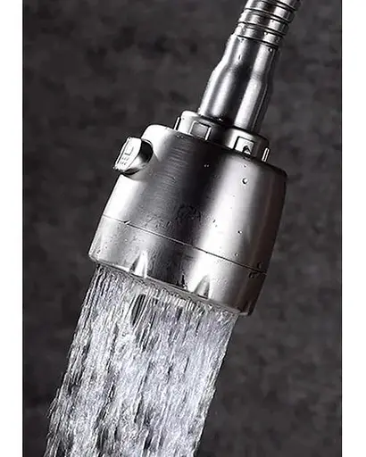 Смеситель для кухни Solone EZA4-A090 с рефлекторным гусьем Нержавеющая сталь 30412 - фото 5