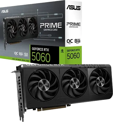 Видеокарта GeForce RTX 5060 8GB Asus Prime OC (PRIME-RTX5060-O8G)