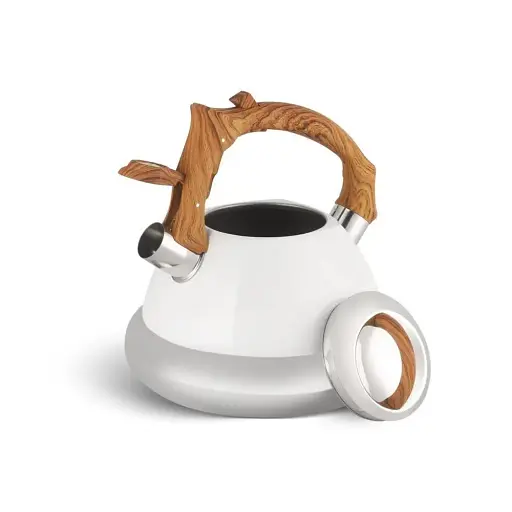 Чайник Edenberg EB-8823 из нержавеющей стали для индукционной плиты 3 л белый