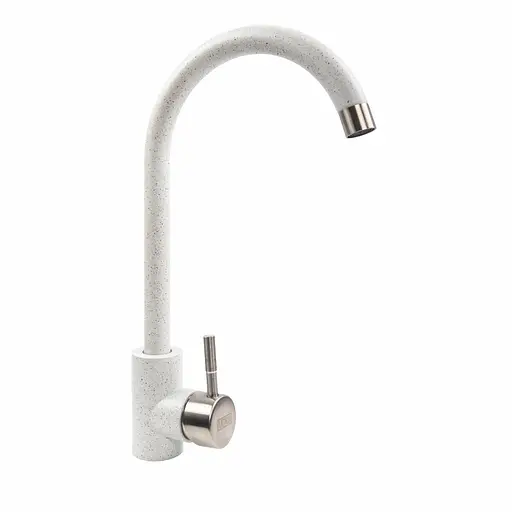 Змішувач для кухні Platinum 56 NESP (3008 А) Топаз Комбі Білий - фото 1