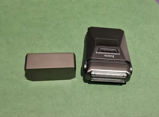 Металева електробритва-шейвер Hoco HP31 (Подвійна сітка, Акумуляторна, Premium Metal) - фото 7