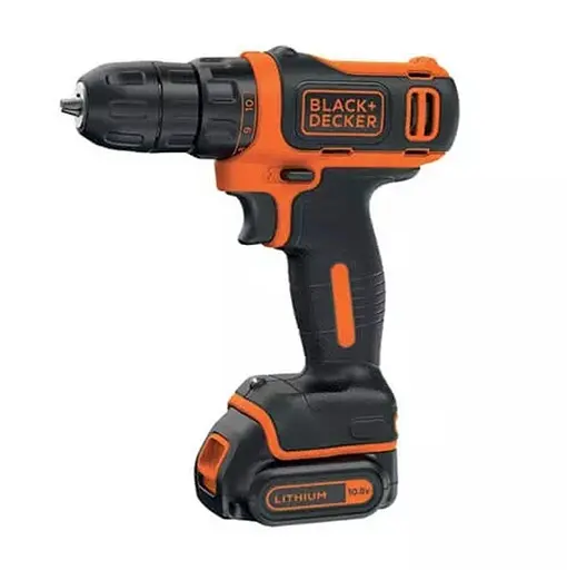 Аккумуляторная дрель-шуруповерт Black+Decker с АКБ и ЗП BDCDD12B - фото 1