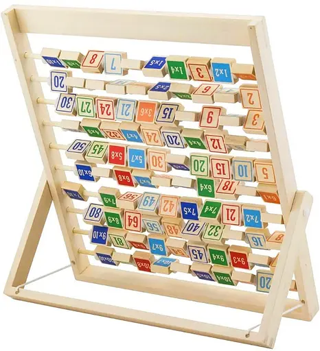 Дерев'яна гра Вивчаємо множення Viga Toys 50036 Набір для навчання - фото 2