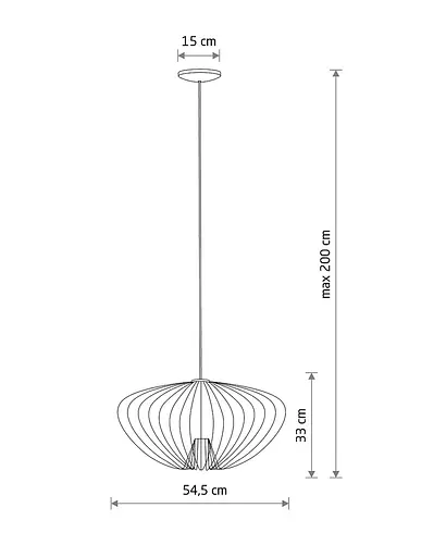 Підвісний світильник, люстра Nowodvorski 11245 Pumpkin M GU10 1x10W IP20 Темно-сірий - фото 8