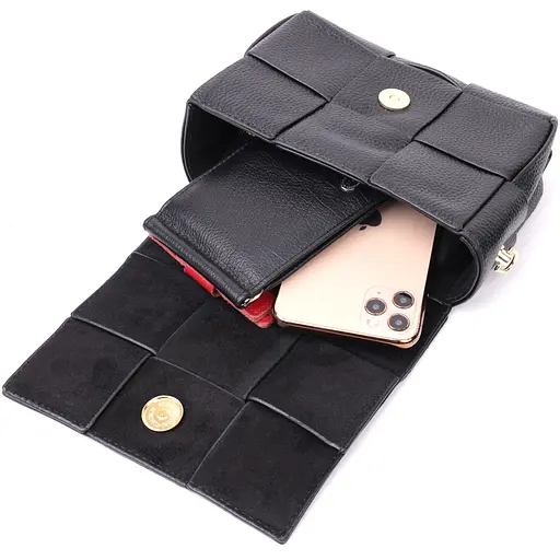 Кожаная сумка женская Vintage 17х12.5х5.5 см sum0024645 - фото 6