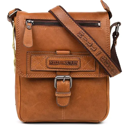 Чоловіча шкіряна сумка Hill&Burry 20х24х6 см sum0026494 - фото 1