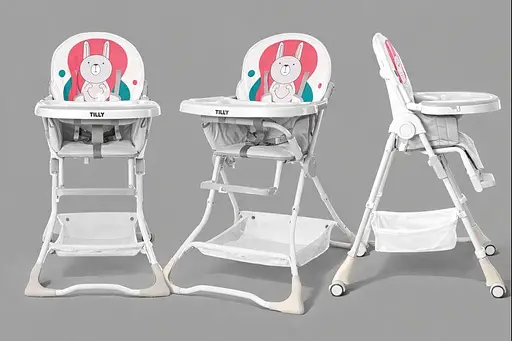 Стул для кормления TILLY Buddy T-633/2 Coral Rabbit /1/ - фото 2