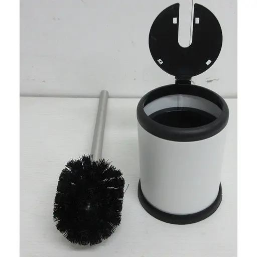 Йоржик для унітазу підлоговий Mixxus Topper-TB0201 white MI7094, Білий матовий - фото 9