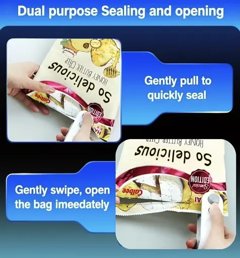 Портативний запаювач пакетів для свіжості продуктів - фото 8