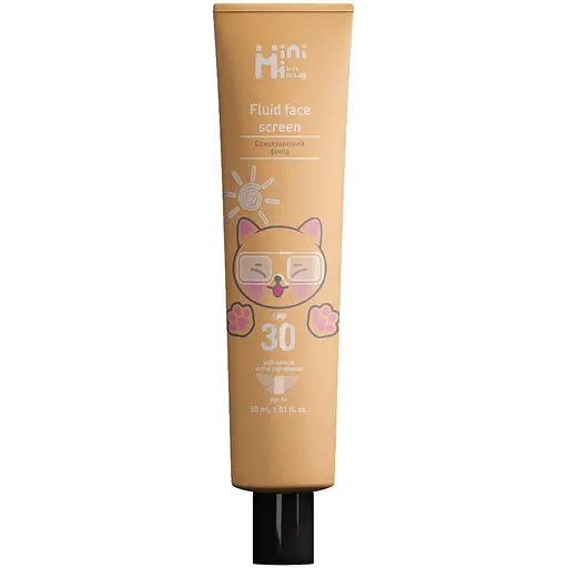 Сонцезахисний флюїд MiniMi Kids Beauty Fluid Face Screen SPF 30 для обличчя 30 мл