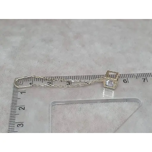 Золоті сережки-протяжки Імперія золота з фіанітами. СПП801(1)ЛИ - фото 6