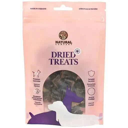 Лакомство для дрессировки собак Natural печень говяжья макси 100 г