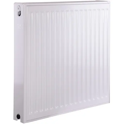 Радіатор сталевий панельний Optimum 22 низ/справа 600x600 (без INNER) 000022039, Білий - фото 1
